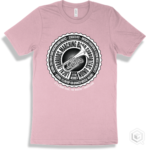 Warrior Pink T-shirt - Local Warriors Marching Band Supporters Union Design
