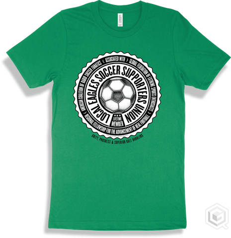 Eagle Kelly T-shirt - Local Eagles Soccer Supporters Union Design